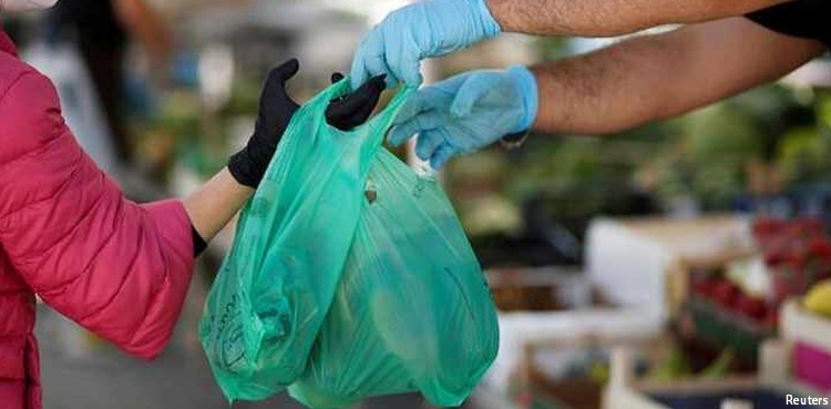 1,270 kg plastic shopping bags seized in Multan