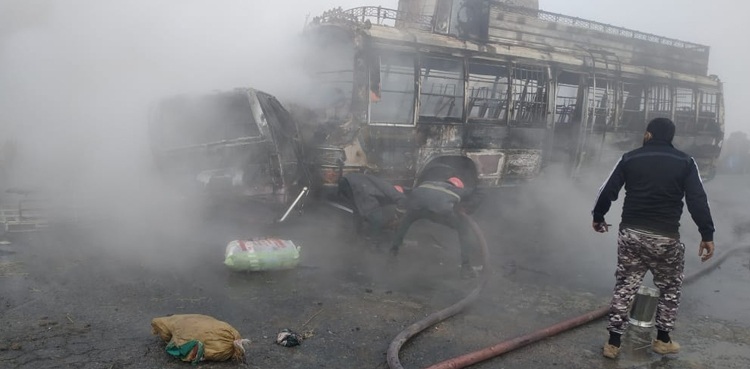 Bus, van collision leaves 13 dead, over 15 wounded in Sheikhupura