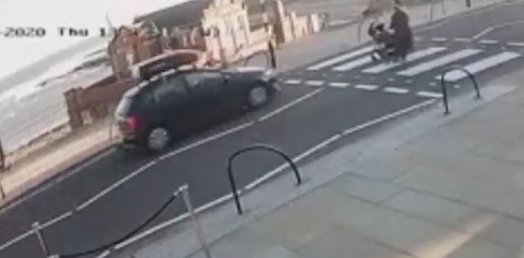 Horrific Video: Car hits baby pram on zebra crossing