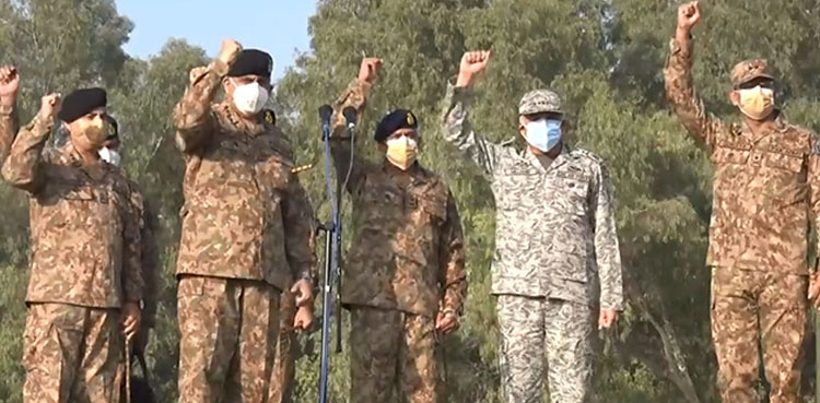 Armed forces fully prepared to vanquish threats in all domains: COAS Bajwa