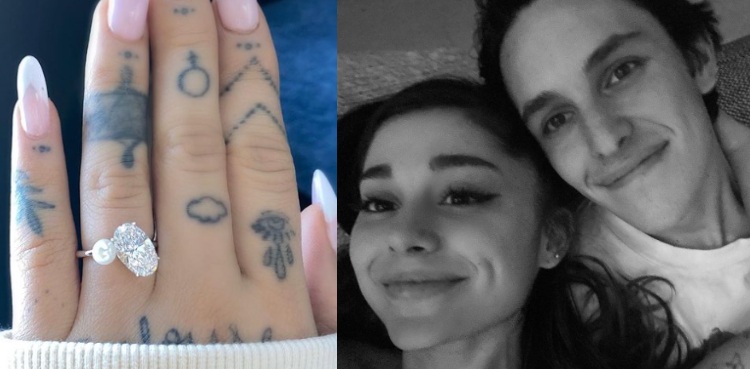 Ariana Grande is officially engaged to boyfriend Dalton Gomez