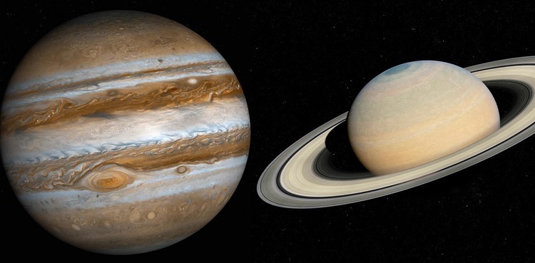WATCH: The 'great conjunction' of Jupiter and Saturn