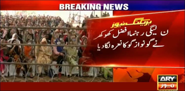 Slip of the tongue: PML-N worker chants 'Go Nawaz Go'