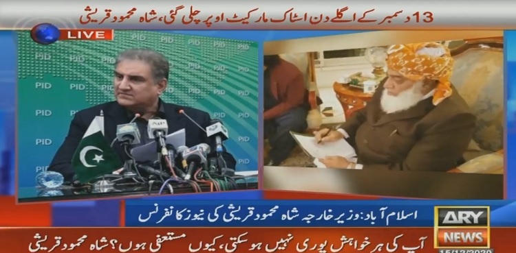 PDM divided over resignations, long march: FM Qureshi
