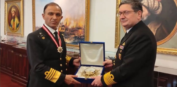 Naval chief honoured with 'Legion of Merit' award in Turkey