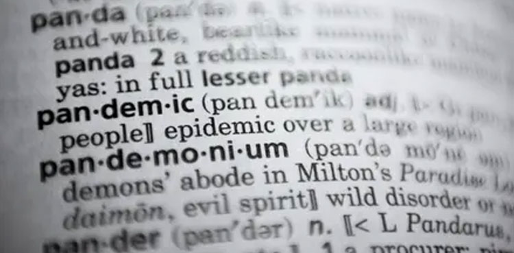 'Pandemic' chosen as Word of the Year