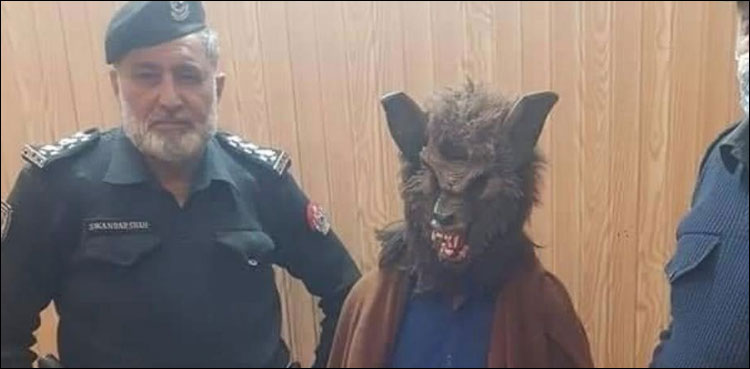 Police arrest man for scaring citizens with weird facemask