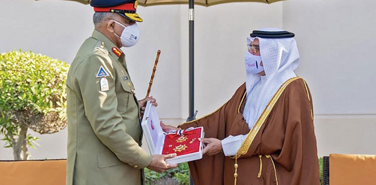 COAS Gen Bajwa bestowed with Bahrain Order