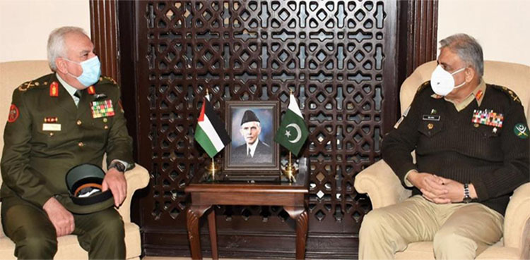 CJCS Jordan calls on COAS Qamar Javed Bajwa: ISPR