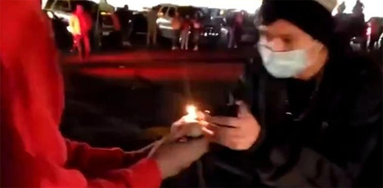 Boy blows off both hands while trying to light firework