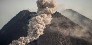 Indonesia volcano belches ash tower 2 km into the sky