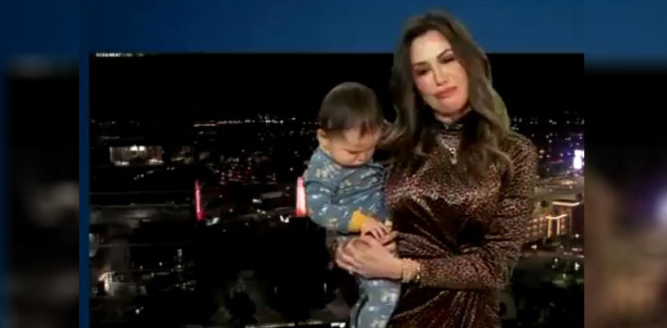 Toddler interrupts mother's live weather forecast, video goes viral