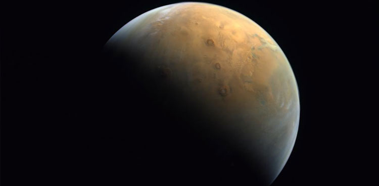 UAE's 'Hope' probe sends home first image of Mars