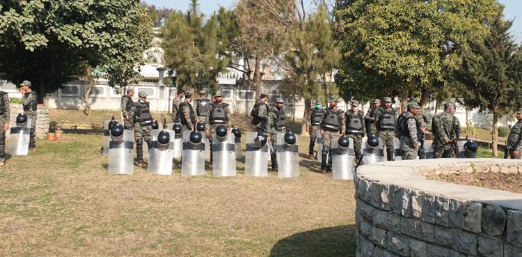 Additional contingents of Rangers called in for security of IHC