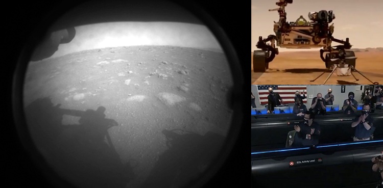 NASA's Perseverance rover sends first image from the surface of Mars