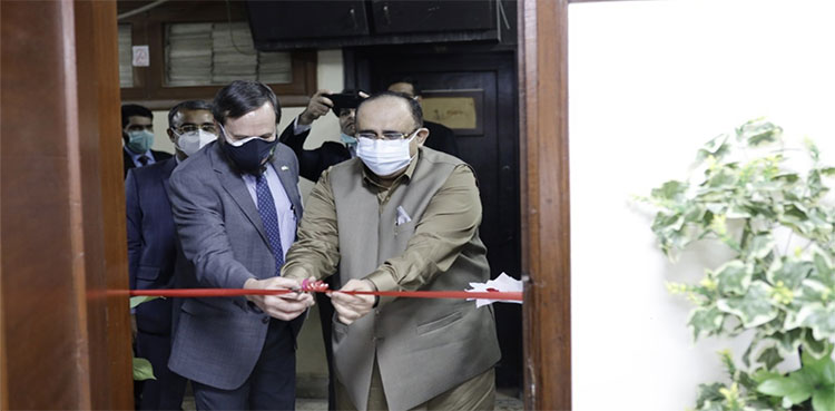 USAID-funded centre for COVID-19 handed over to Sindh govt