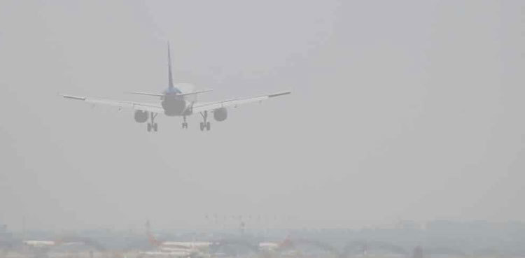 Bad weather disrupts flight operations at Peshawar airport