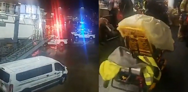 Chaos at airport after two hospitalised for smoke inhalation on plane