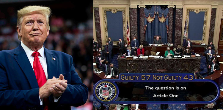 With Republican firewall, U.S. Senate acquits Trump of inciting deadly Capitol riot