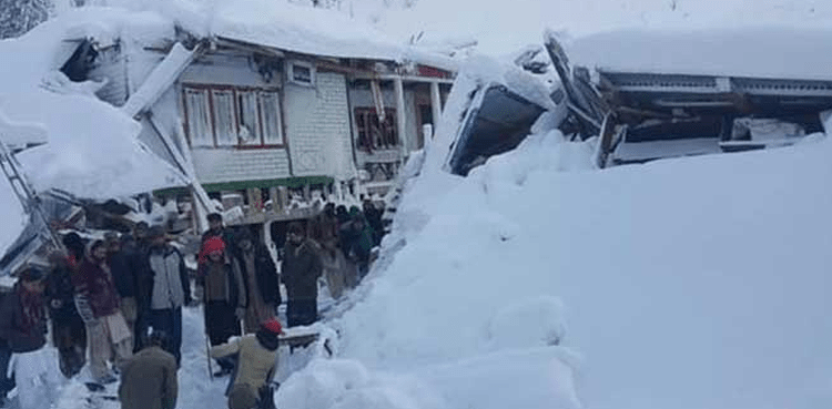 Avalanche kills five of a family in Neelum Valley