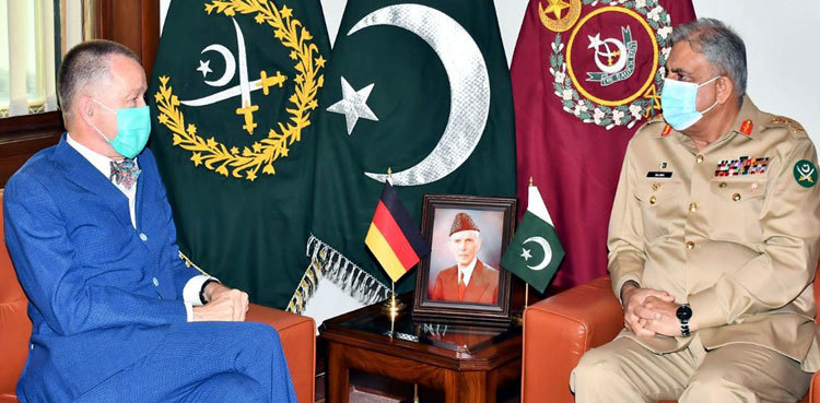 German envoy meets COAS Bajwa, discusses bilateral cooperation