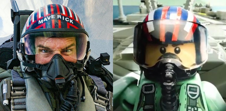 Man re-imagines Tom Cruise's 'Top Gun' trailer with Lego bricks