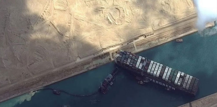 Suez Canal says traffic in channel resumes after stranded ship refloated