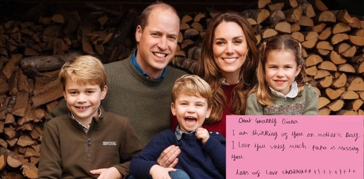 Prince William's children honor 'Granny Diana' on Mother's Day