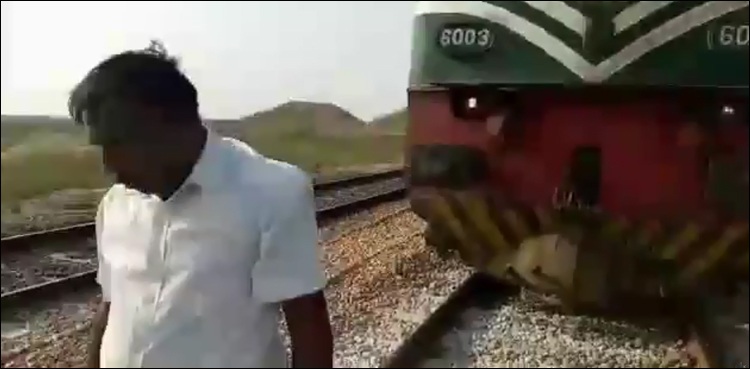 WATCH: Awam Express driver saves numerous lives by timely halting train