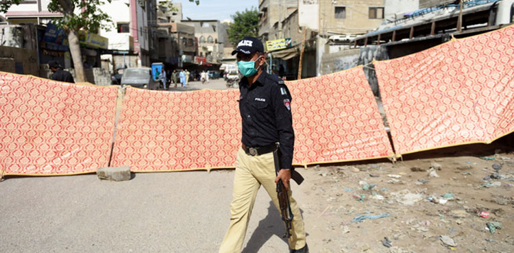 Third Covid wave: Parts of Karachi's district west observe smart lockdown