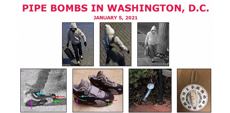 FBI releases new video of person planting bombs before Capitol riot