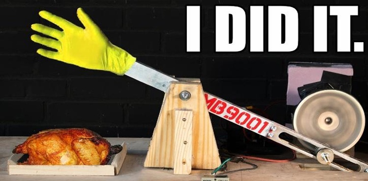 Can you cook your meal by slapping it for hours instead of using oven?