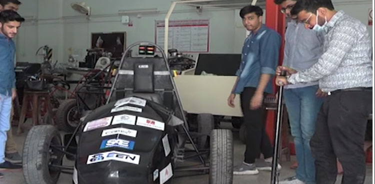 Students of NED University develop Pakistan's second Formula Electric Sports car