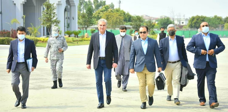 FM Qureshi departs for Germany on two-day official visit