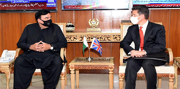 Interior minister, UK envoy discuss repatriation of ex-PM Nawaz Sharif