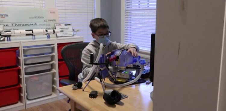 WATCH: 12-year-old boy creates ventilator out of lego pieces