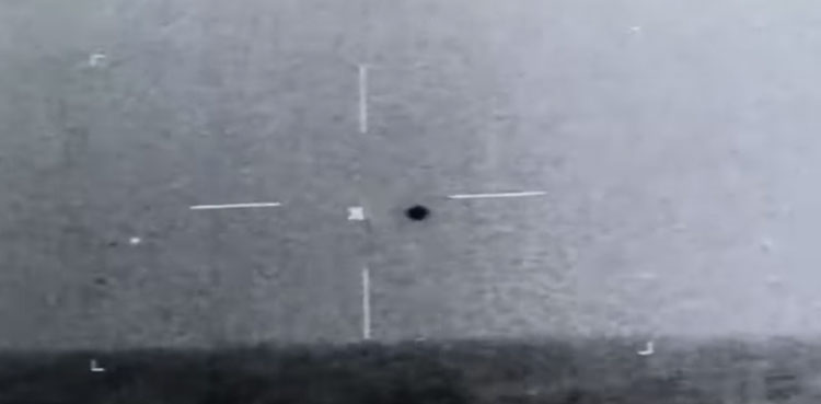 UFO spotted flying near navy ship before disappearing into water, video goes viral