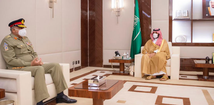 COAS calls on Saudi crown prince