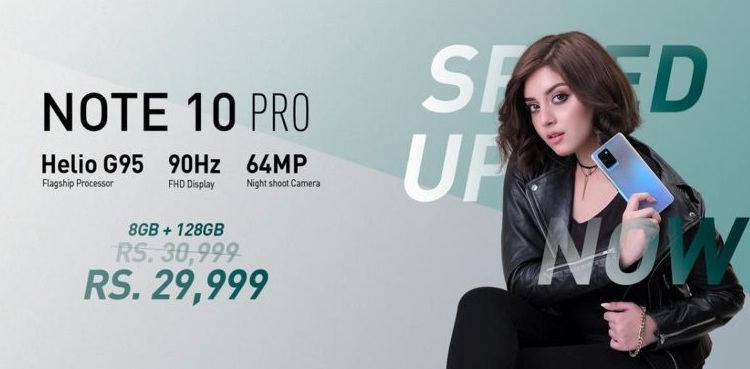 Infinix NOTE10 Pro launched with Flagship MediaTek Helio G95 and 90Hz display