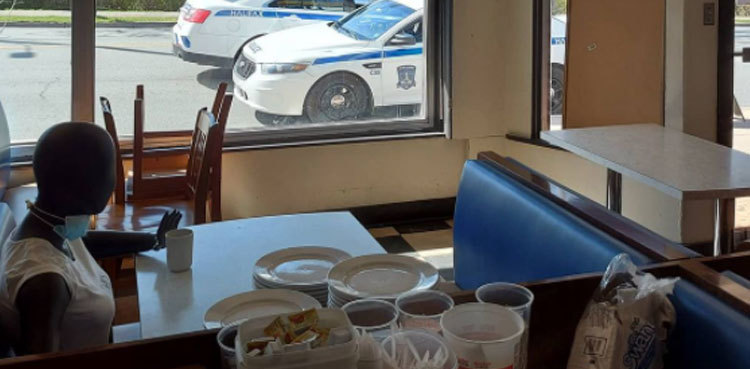 Police called after mannequin mistaken for 'customer dining indoors' in Covid violation