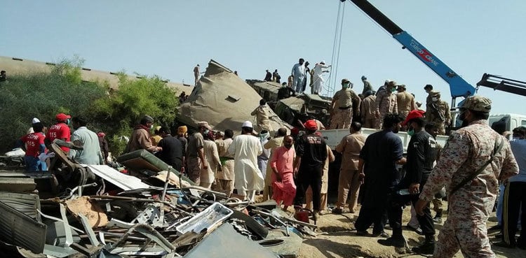 DG Rangers, GOC oversee rescue work at Ghotki train accident site: ISPR