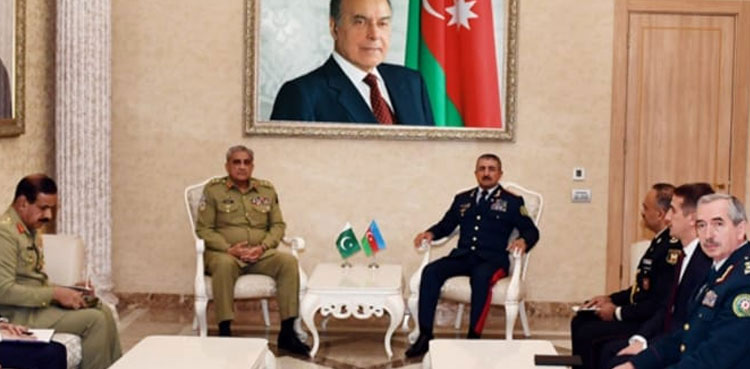 COAS Gen Bajwa stresses 'close cooperation' with Azerbaijan