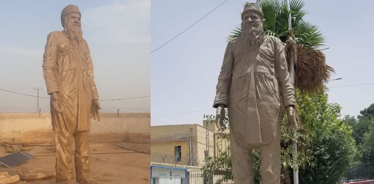 Abdul Sattar Edhi honored with life-size statue in Quetta
