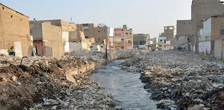 Sindh minister visits Karachi rainwater drains, orders to speed up cleaning work