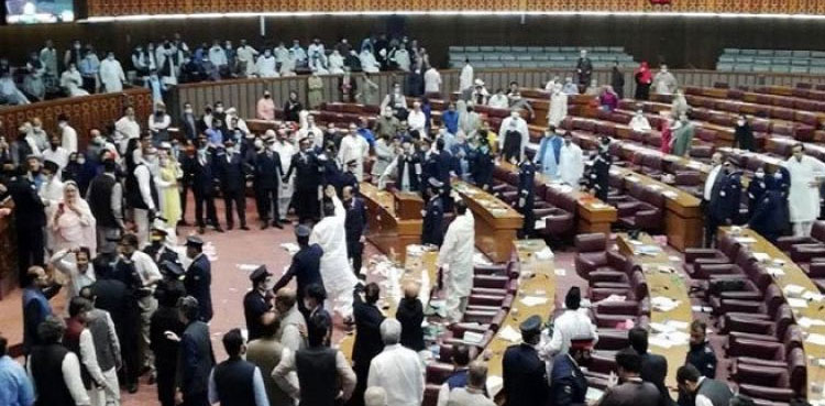 NA speaker bans entry of seven lawmakers over rumpus during budget session