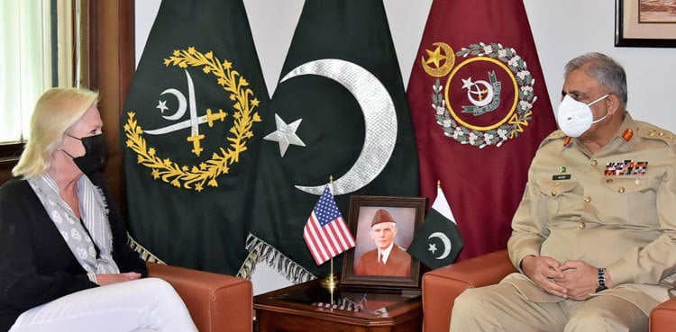 US Charge d’ Affairs Angela Aggeler calls on COAS Bajwa