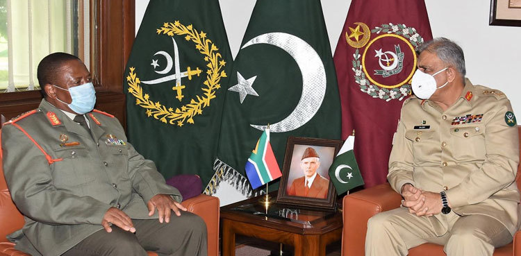 Chief of South African National Defence Forces calls on COAS Bajwa