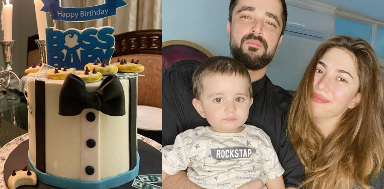 Naimal Khawar, Hamza Ali Abbasi mark their son's first birthday