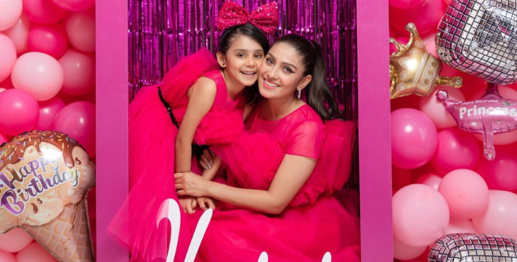 In Pictures: Ayeza Khan throws Barbie bash for Hoorain's birthday