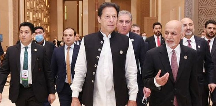 PM Imran Khan, President Ghani discuss Afghan peace process